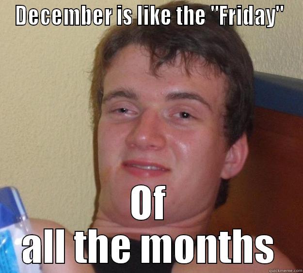 DECEMBER IS LIKE THE 