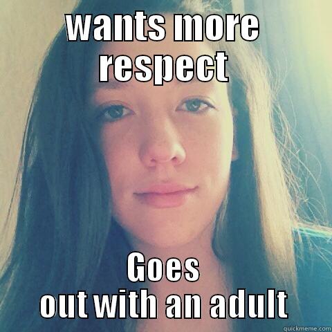 slaggy slag - WANTS MORE RESPECT GOES OUT WITH AN ADULT Misc