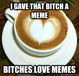 I gave that bitch a meme bitches love memes - I gave that bitch a meme bitches love memes  Bitches love hearts