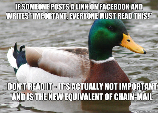 IF SOMEONE POSTS A LINK ON FACEBOOK AND WRITES 