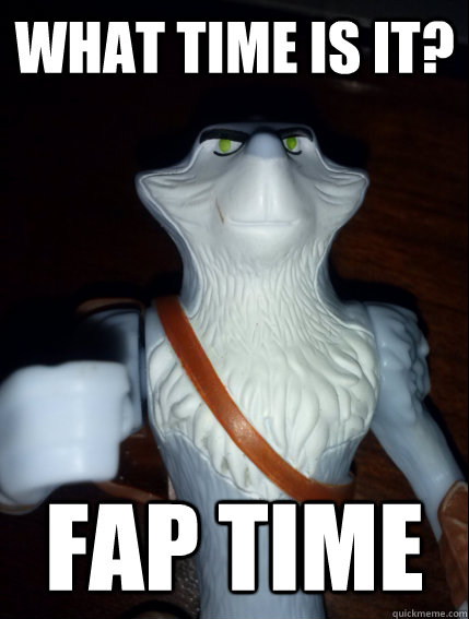 What time is it? fap time  Bunny the fapper
