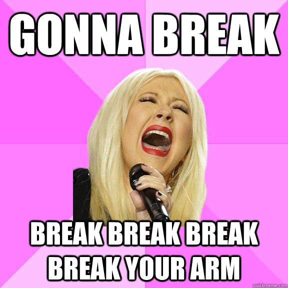 Gonna Break Break break break break your arm  Wrong Lyrics Christina