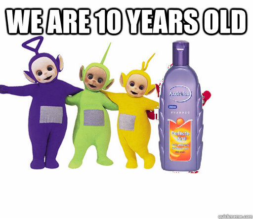 We are 10 years old  - We are 10 years old   de teletubbies