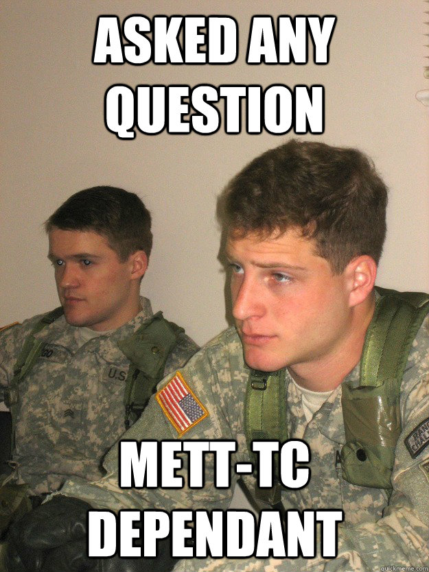 ASKED ANY QUESTION METT-TC DEPENDANT - ASKED ANY QUESTION METT-TC DEPENDANT  ROTC Studs