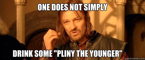 One does not simply drink some 