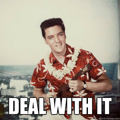  DEAL WITH IT -  DEAL WITH IT  ELVIS