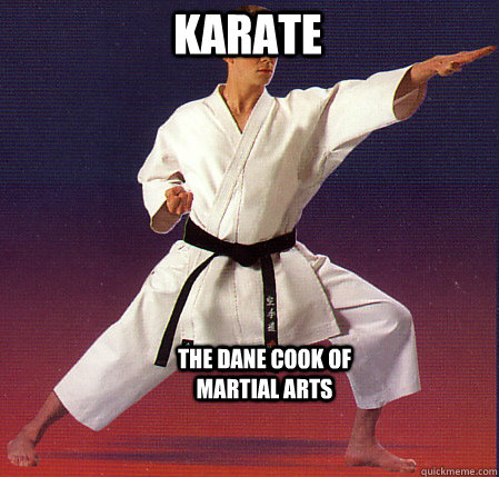 karate the dane cook of martial arts  