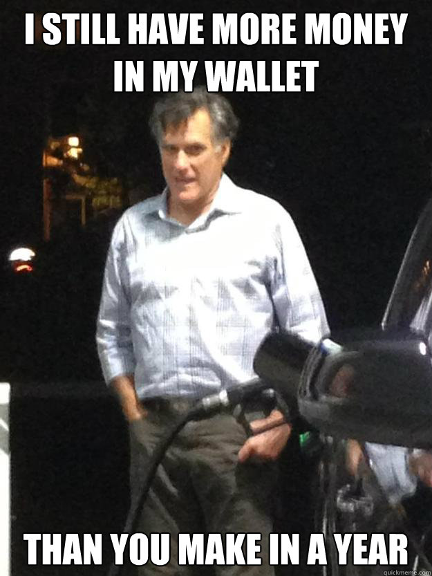 I still have more money in my wallet Than you make in a year  