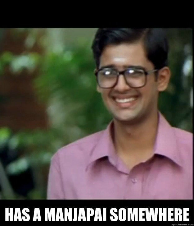  Has a Manjapai somewhere  Smart Iyer boy