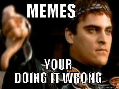         MEMES              YOUR DOING IT WRONG Downvoting Roman
