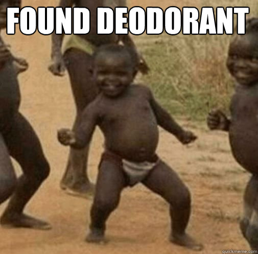 FOUND DEODORANT   