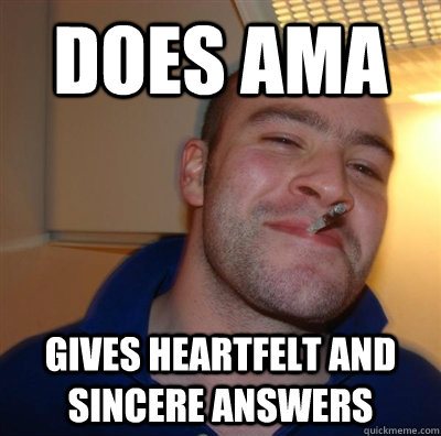 does ama gives heartfelt and sincere answers  GGG plays SC