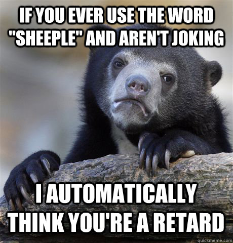 if you ever use the word 