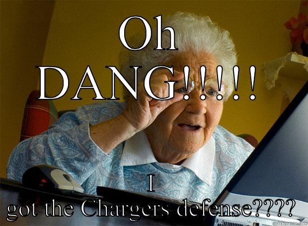 OH DANG!!!!! I GOT THE CHARGERS DEFENSE???? Grandma finds the Internet