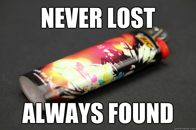 NEVER LOST ALWAYS FOUND  