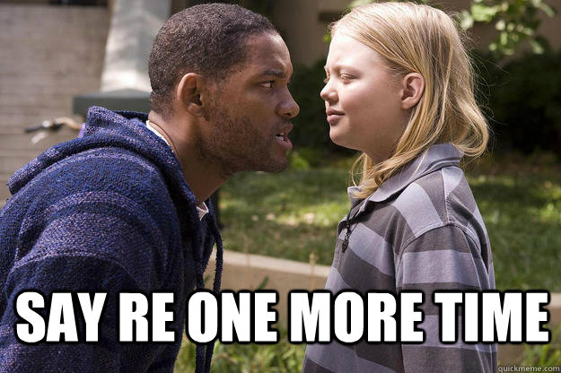 say RE one more time  
