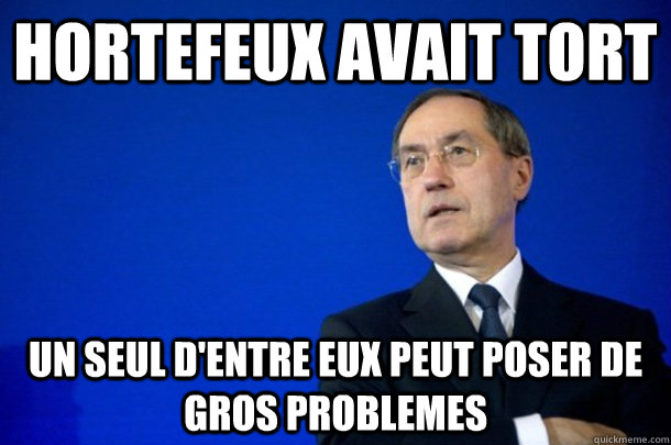 Hortefeux avait tort un seul d'entre eux peut poser de gros problemes  FNUMP
