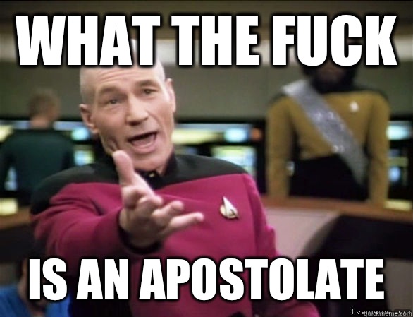 what the fuck Is an apostolate  Annoyed Picard HD
