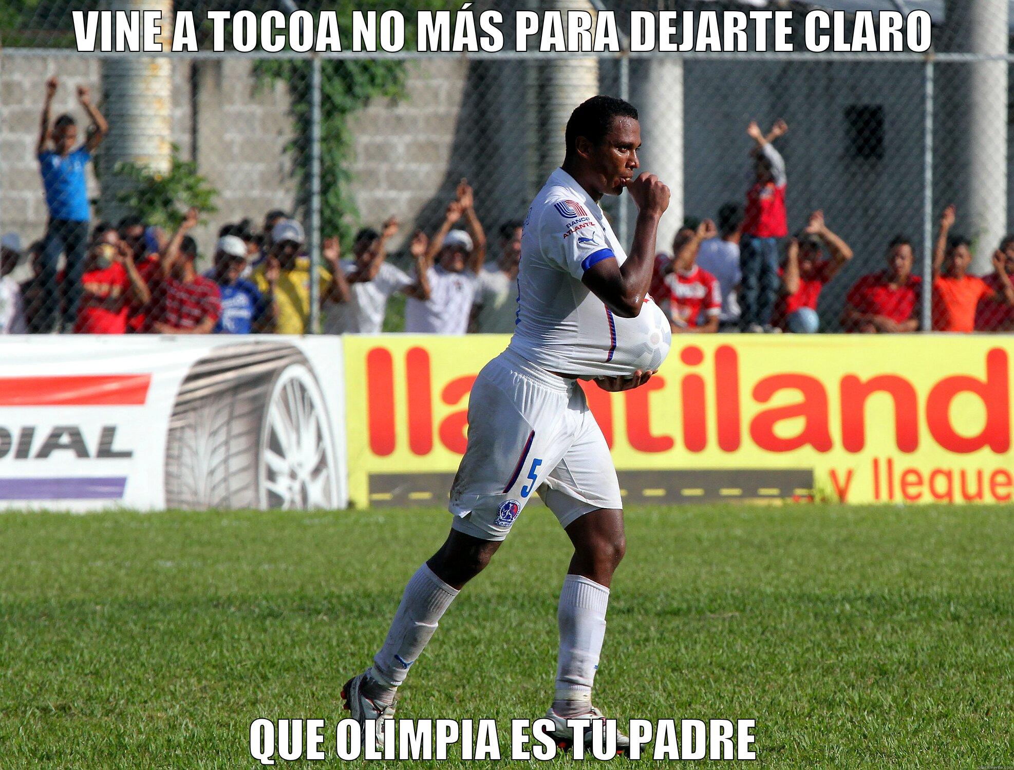 VINE A TOCOA NO MÁS PARA DEJARTE CLARO QUE OLIMPIA ES TU PADRE Misc