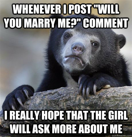 Whenever I post 