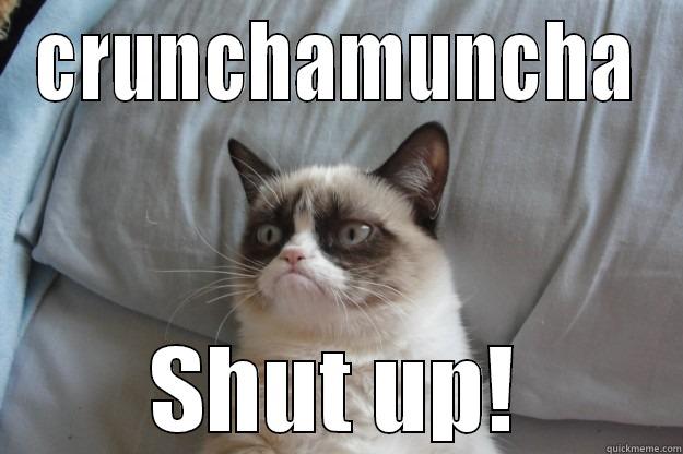 CRUNCHAMUNCHA SHUT UP! Grumpy Cat