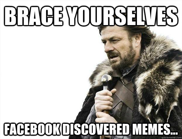 Brace yourselves Facebook discovered memes...  Brace Yourselves - Borimir