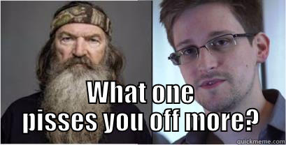  WHAT ONE PISSES YOU OFF MORE? Misc