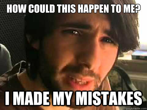 HOW COULD THIS HAPPEN TO ME? I MADE MY MISTAKES - HOW COULD THIS HAPPEN TO ME? I MADE MY MISTAKES  Sad Athene