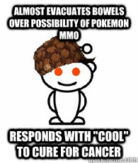 Almost evacuates bowels over possibility of pokemon mmo Responds with 