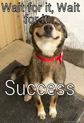 WAIT FOR IT, WAIT FOR IT... SUCCESS Good Dog Greg