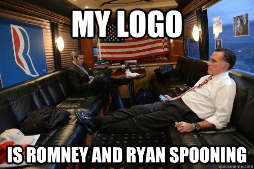 my logo  is Romney and ryan spooning  Sudden Realization Romney