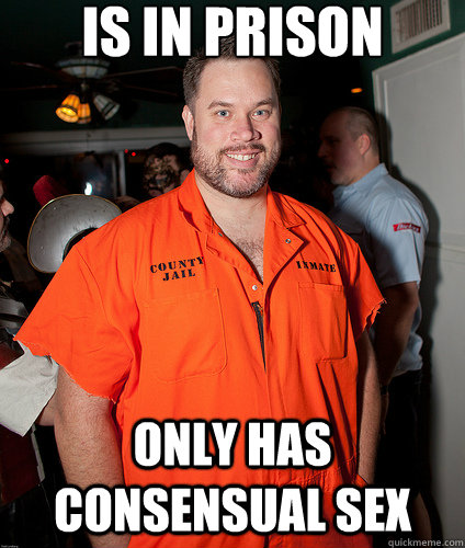 is in prison only has consensual sex - is in prison only has consensual sex  Good Guy Cell-Mate