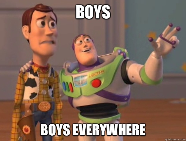 Boys Boys everywhere  Buzz Lightyear
