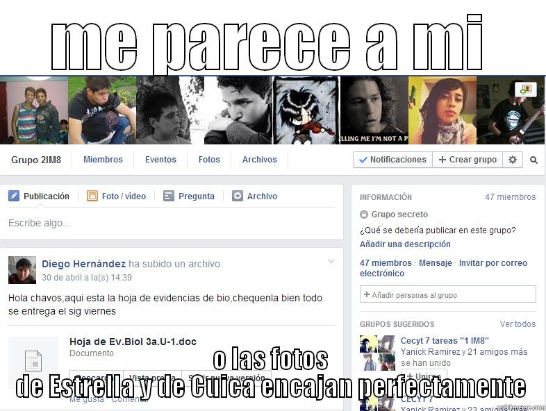 ME PARECE A MI O LAS FOTOS DE ESTRELLA Y DE CUICA ENCAJAN PERFECTAMENTE Misc