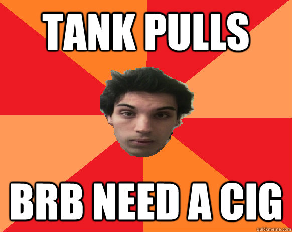 Tank pulls BRB NEED A CIG  Idiot WoW player