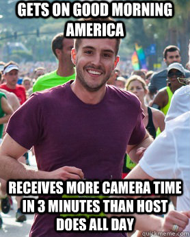 Gets on Good Morning America Receives more camera time in 3 minutes than host does all day - Gets on Good Morning America Receives more camera time in 3 minutes than host does all day  Ridiculously photogenic guy