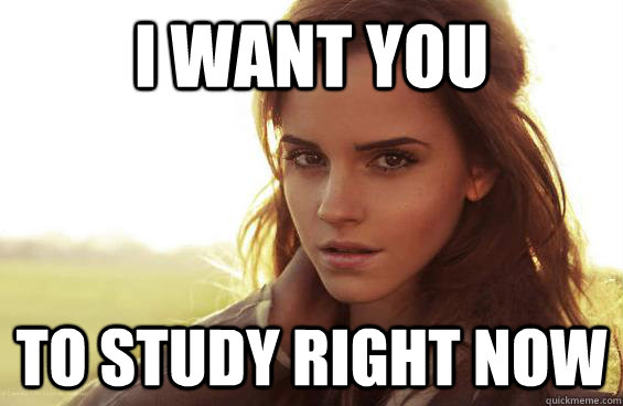 I want you to study right now  Emma Watson Tease