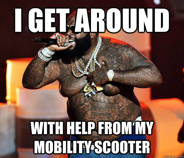 I Get Around With help from my mobility scooter - I Get Around With help from my mobility scooter  Misc