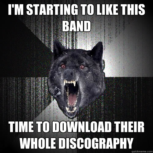 I'm starting to like this band Time to download their whole discography  insanitywolf