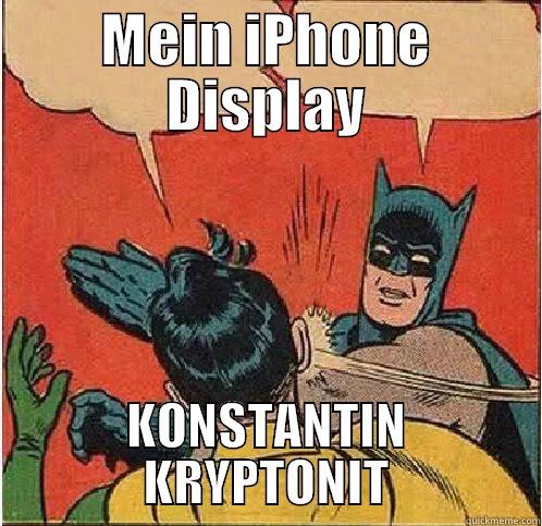 MEIN IPHONE DISPLAY KONSTANTIN KRYPTONIT Batman Slapping Robin