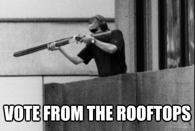    vote from the rooftops -    vote from the rooftops  vote
