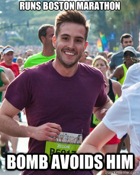 runs boston marathon bomb avoids him - runs boston marathon bomb avoids him  Ridiculously photogenic guy