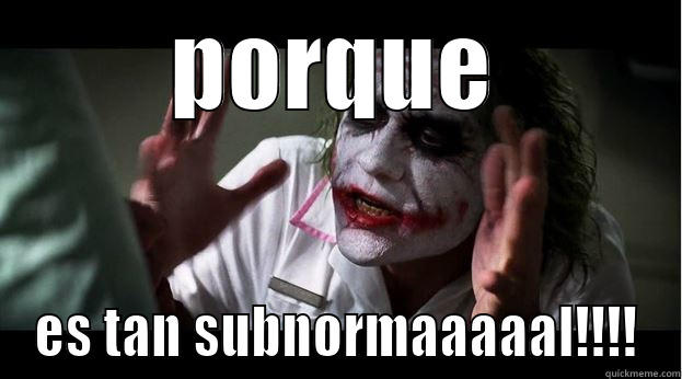 PORQUE ES TAN SUBNORMAAAAAL!!!! Joker Mind Loss