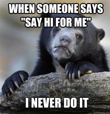 When someone says 