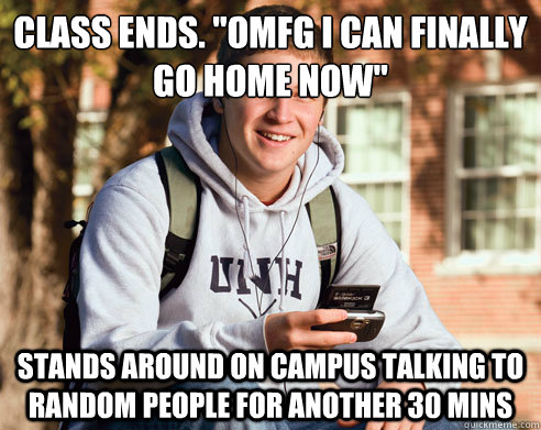 Class ends. 