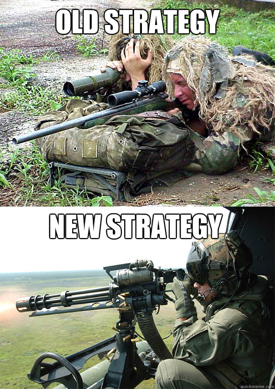 old strategy new strategy - old strategy new strategy  A new strategy