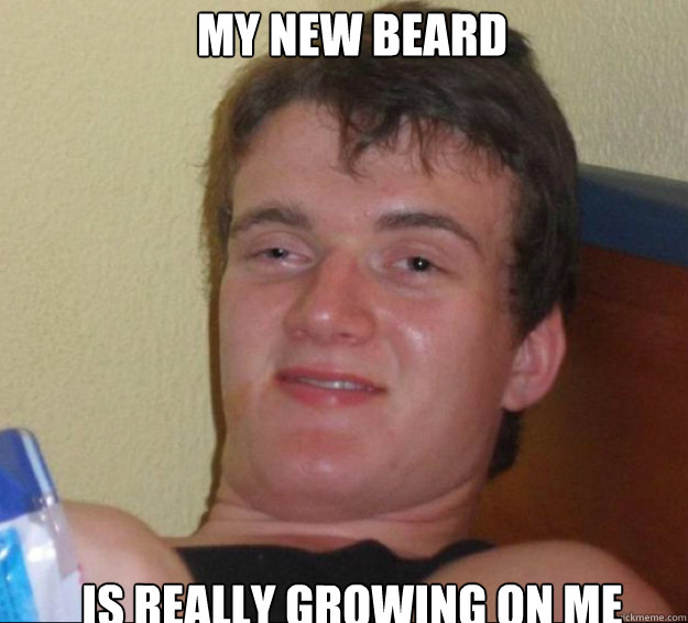 My new beard is really growing on me  10guy