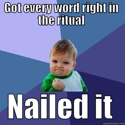 Freemason Memes - GOT EVERY WORD RIGHT IN THE RITUAL NAILED IT Success Kid