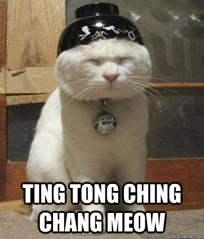  Ting Tong Ching Chang MEOW -  Ting Tong Ching Chang MEOW  Rice Bowl Cat