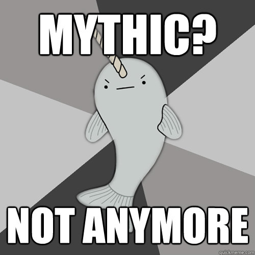 Mythic? Not anymore  